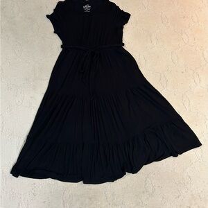 Torrid Black Tiered Maxi Dress